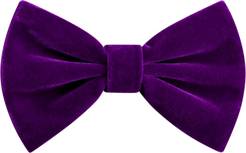 Branduce Velvet Bow Ties for Men Adjustable Pre-tie Bowtie Tuxedo Bowties for Wedding - Image 1